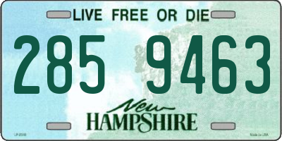 NH license plate 2859463