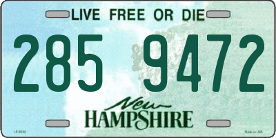 NH license plate 2859472