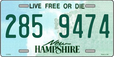 NH license plate 2859474