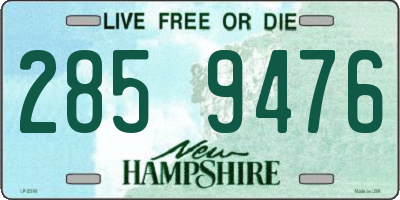 NH license plate 2859476