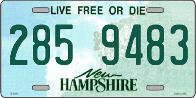 NH license plate 2859483