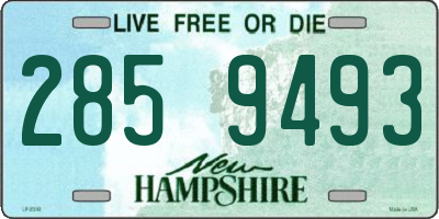 NH license plate 2859493