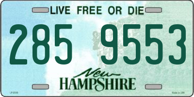 NH license plate 2859553