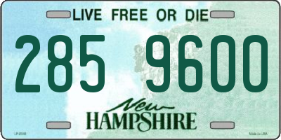 NH license plate 2859600