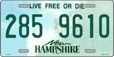NH license plate 2859610
