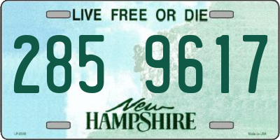 NH license plate 2859617
