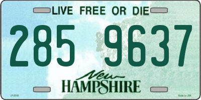 NH license plate 2859637