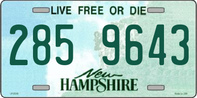 NH license plate 2859643
