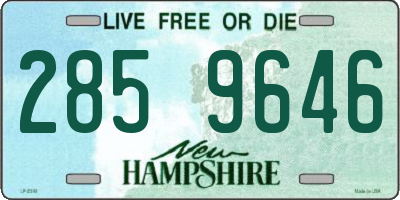 NH license plate 2859646