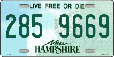 NH license plate 2859669
