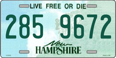NH license plate 2859672