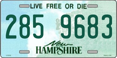 NH license plate 2859683