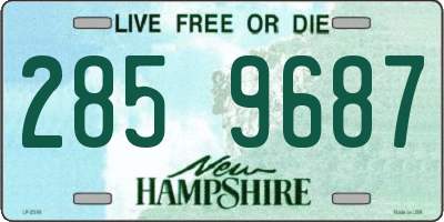 NH license plate 2859687