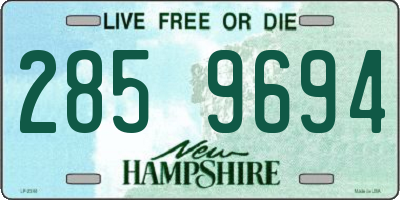 NH license plate 2859694