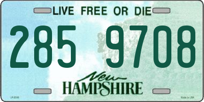 NH license plate 2859708