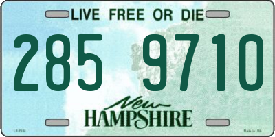 NH license plate 2859710