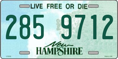 NH license plate 2859712