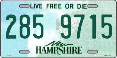 NH license plate 2859715