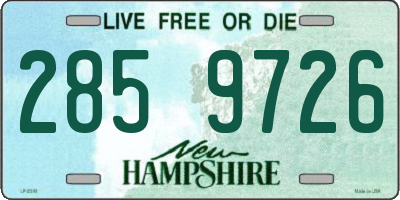 NH license plate 2859726