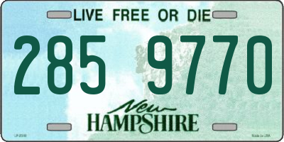NH license plate 2859770