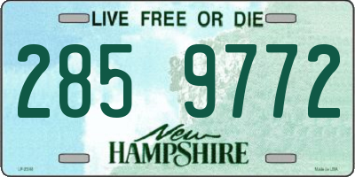 NH license plate 2859772