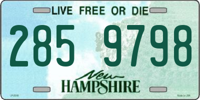 NH license plate 2859798