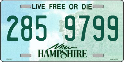 NH license plate 2859799