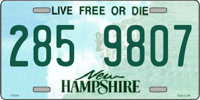 NH license plate 2859807
