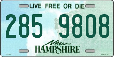 NH license plate 2859808