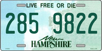 NH license plate 2859822