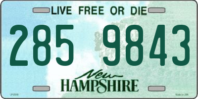 NH license plate 2859843