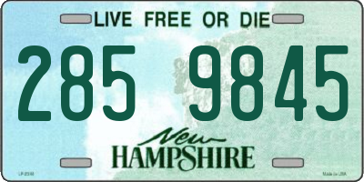 NH license plate 2859845