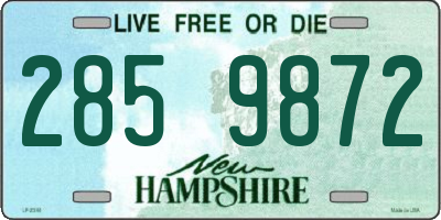 NH license plate 2859872