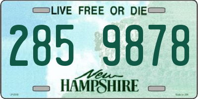 NH license plate 2859878