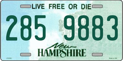 NH license plate 2859883
