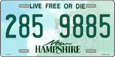 NH license plate 2859885