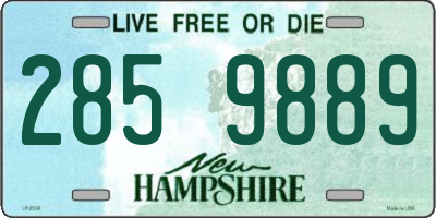 NH license plate 2859889