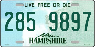 NH license plate 2859897