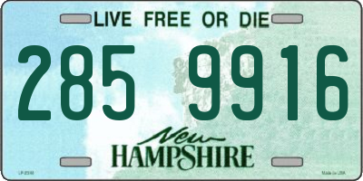 NH license plate 2859916