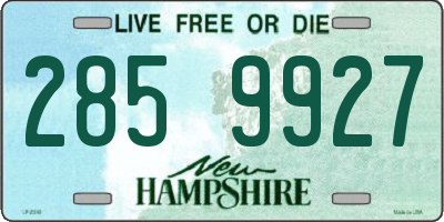 NH license plate 2859927