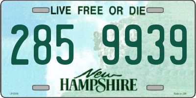 NH license plate 2859939