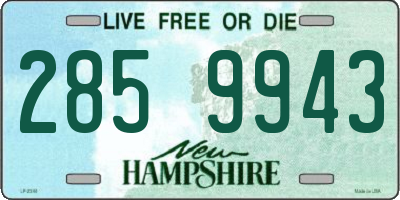 NH license plate 2859943