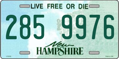 NH license plate 2859976