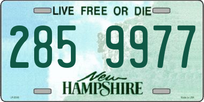 NH license plate 2859977