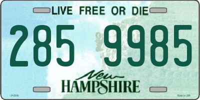 NH license plate 2859985