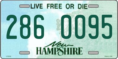NH license plate 2860095