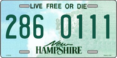 NH license plate 2860111