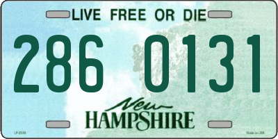 NH license plate 2860131