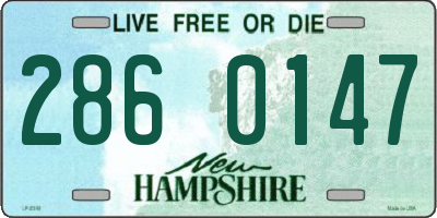 NH license plate 2860147
