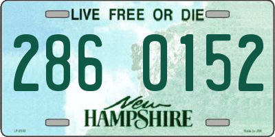 NH license plate 2860152